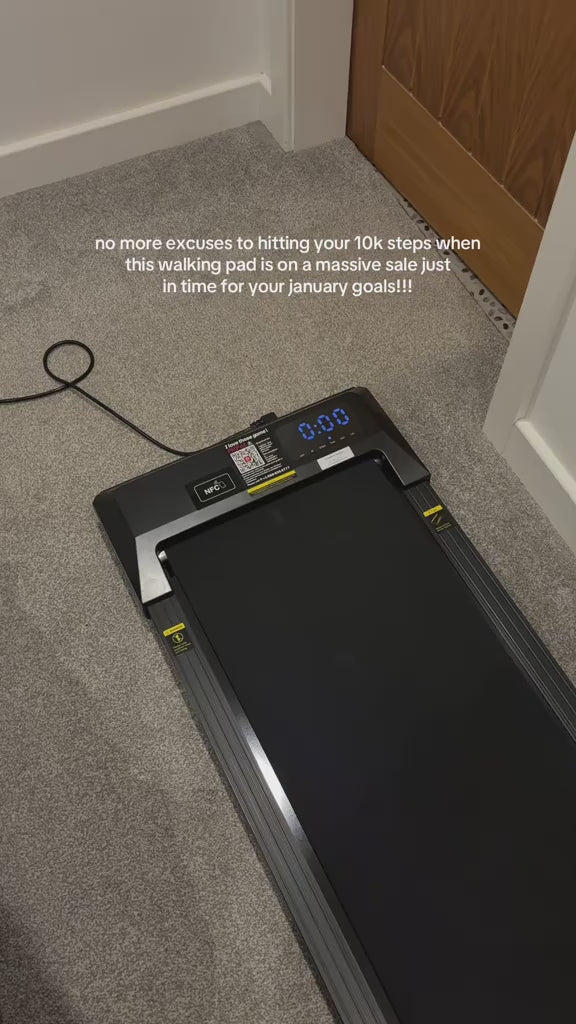 2-in-1 Folding Walking Pad Treadmill with Incline & Remote