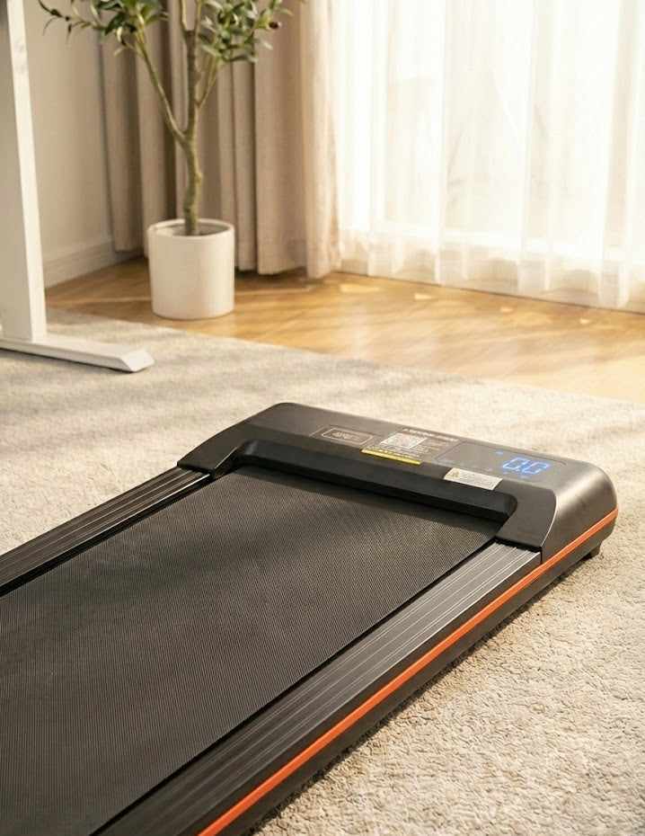 2-in-1 Folding Walking Pad Treadmill with Incline & Remote